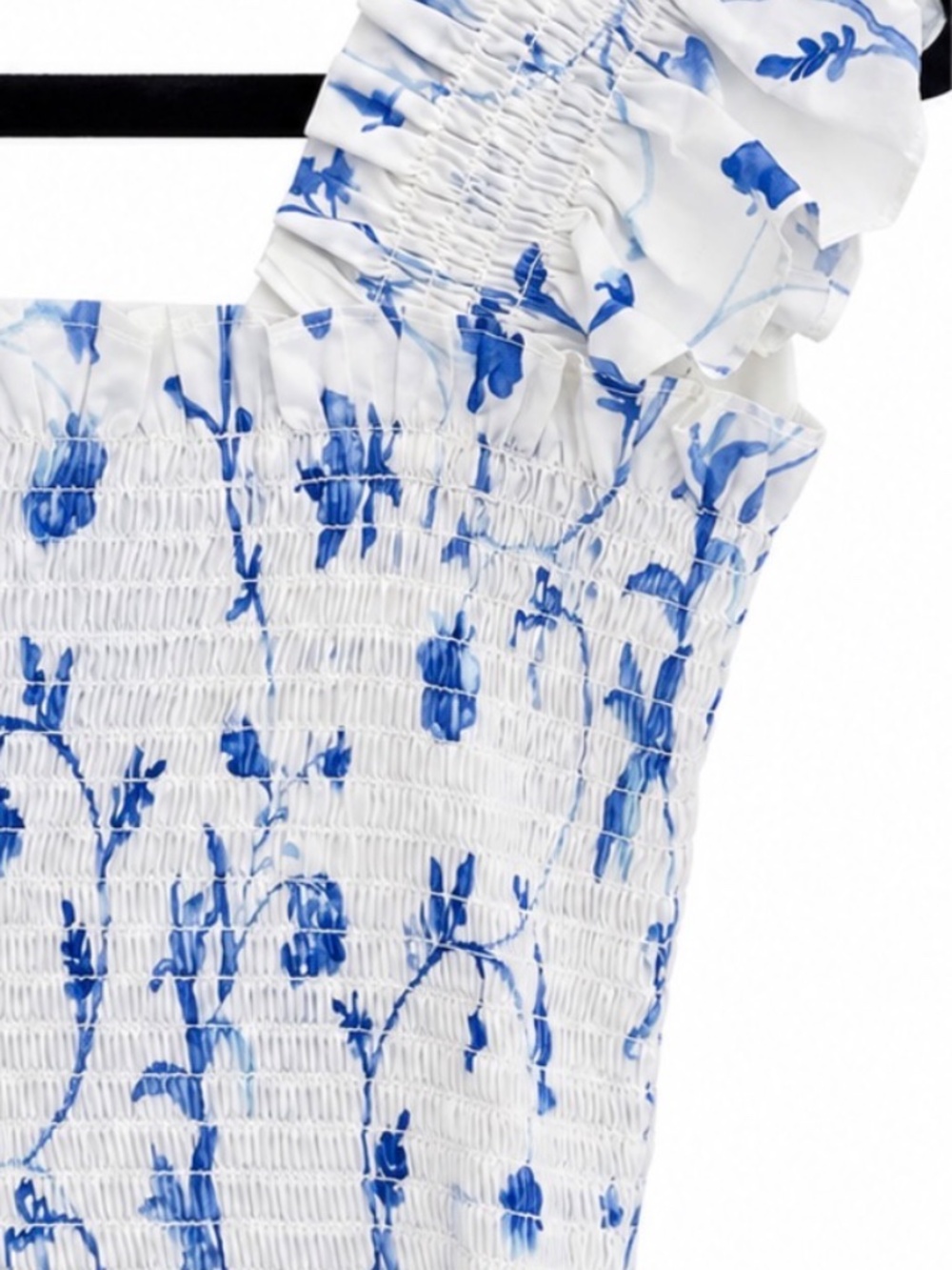 Hill House Home The Nap Dress Blue & White Floral XXS - Picture 4 of 4